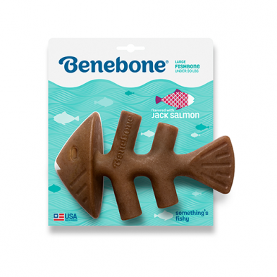 BENEBONE FISHBONE SALMON FLAVORED LARGE DOG CHEW