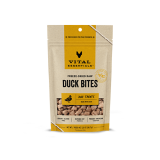 VITAL ESSENTIALS FREEZE-DRIED DUCK BITES DOG TREATS 2 OZ