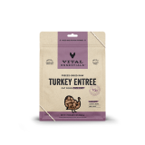 VITAL ESSENTIALS FREEZE-DRIED RAW TURKEY ENTREE CAT FOOD MINI NIBS 8 OZ