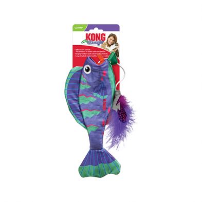 KONG WRANGLER ANGLER FISH ASSORTED CAT TOY