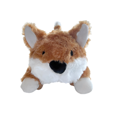 FOUFOUBRANDS FOUFIT LAYDOWN PLUSHIES FOX 10" DOG TOY