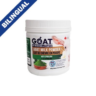 HAPPY DAYS GOAT MILK POWDER WITH SPIRULINA FOR DOGS 250G