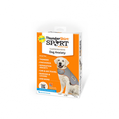 THUNDERWORKS THUNDERSHIRT SPORT DOG ANXIETY JACKET PLATINUM X-LARGE