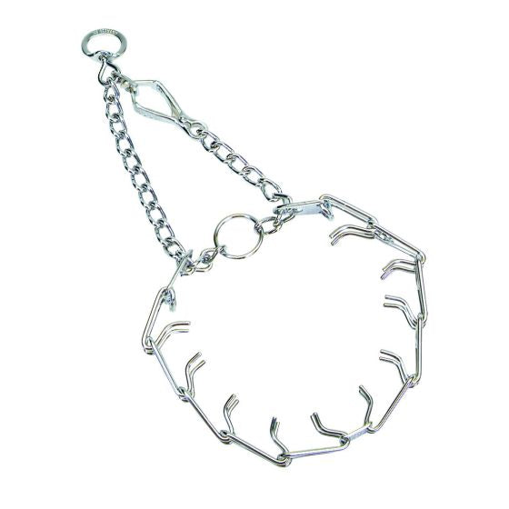 HERM SPRENGER ULTRA PLUS PRONG TRAINING COLLAR LATCH DOG 1PC 3.25MM X 20IN