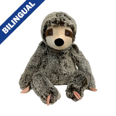 MULTIPET JUMBO SITTING SLOTH 14" DOG TOY