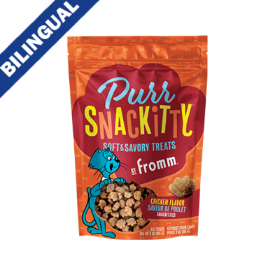 FROMM PURRSNACKITTY CHICKEN FLAVOR TREATS FOR CATS 3OZ