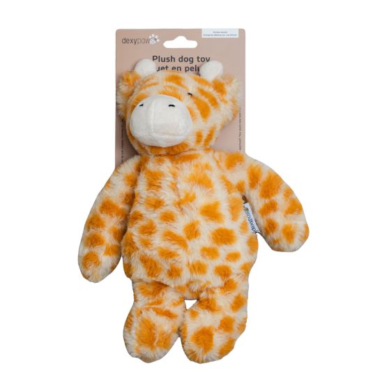 DEXYPAWS PLUSH DOG TOY, GIRAFFE 1PC