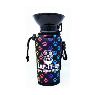 LAP-IT-UP DOG WATER BOTTLE - RAINBOW PAW