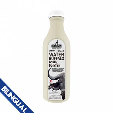 HAPPY DAYS RAW WATER BUFFALO MILK KEFIR 975ML FROZEN FOR DOGS & CATS