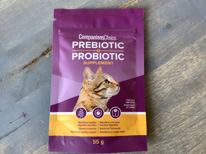 COMPANIONS CHOICE PREBIOTIC + PROBIOTIC POWDER 55G CAT & DOG