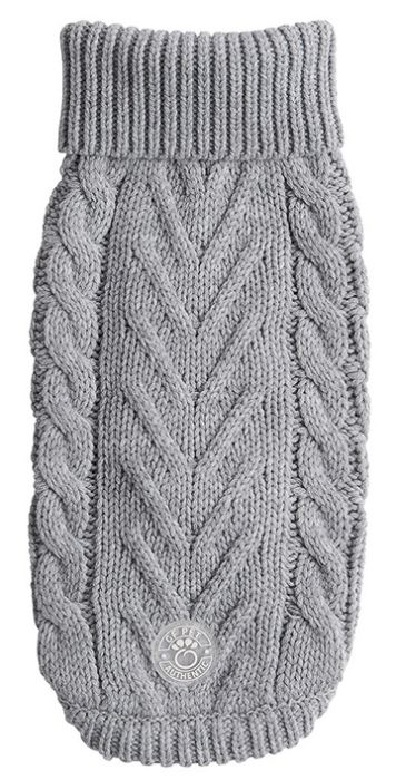 GF PET CHALET SWEATER - GREY