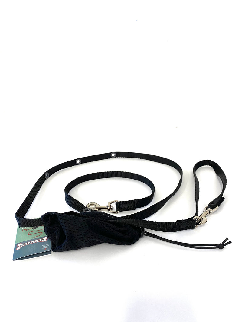 SMOOCHY POOCHY HANDS FREE 5/8” X 6’ NYLON LEAD