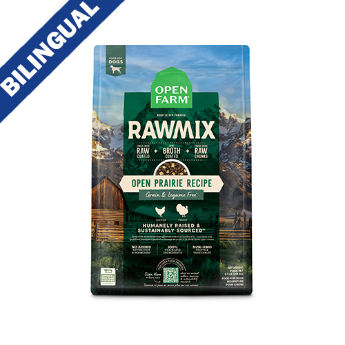 OPEN FARM RAWMIX OPEN PRAIRIE RECIPE GRAIN & LEGUME FREE DRY DOG FOOD 3.5LB