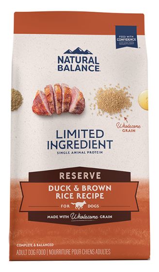 NATURAL BALANCE DUCK AND BROWN RICE RECIPE 22LB