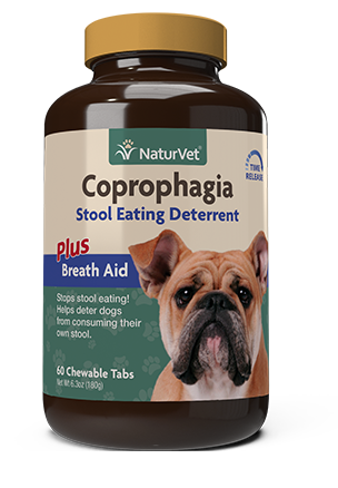 NATURVET COPROPHAGIA STOOL EATING DETERRENT CHEWABLE TABLETS (60 CT)