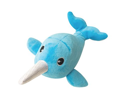 SNUGAROOZ BABY NIKKI NARWHAL DOG 1PC 5IN