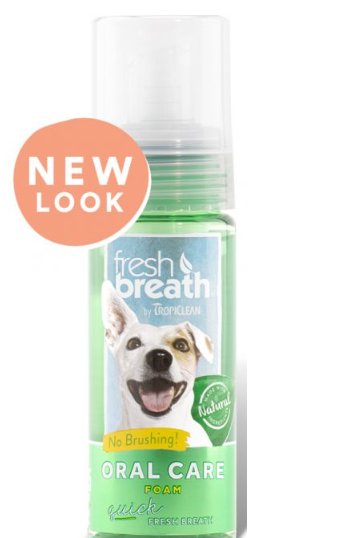 TROPICLEAN FRESH BREATH MINT FOAM DOG 4.5OZ