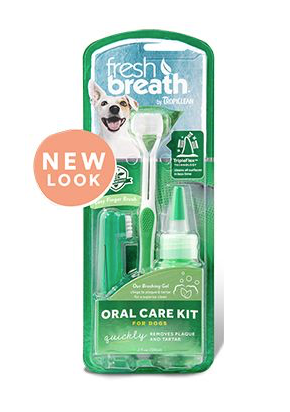 TROPICLEAN FRESH BREATH ORAL CARE KIT FOR PUPPIES DOG 2OZ