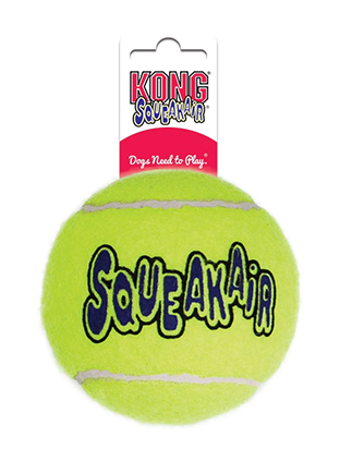 KONG SQUEAKAIR TENNIS BALL MEDIUM (2.5IN)