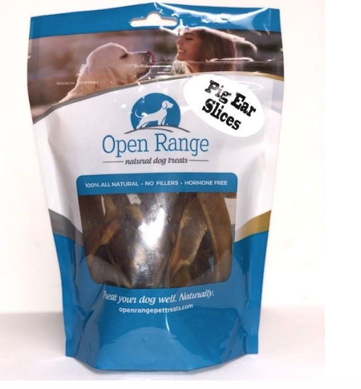 OPEN RANGE PIG EAR SLICES DOG