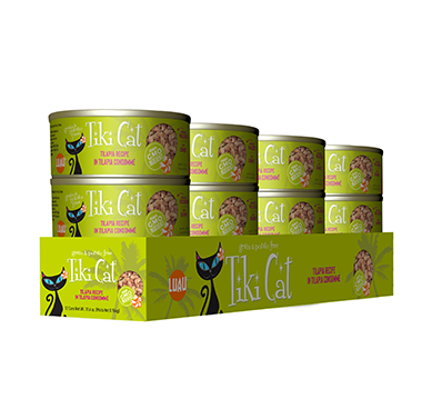 TIKI CAT TILAPIA RECIPE IN TILAPIA CONSOMMÉ WET CAT FOOD 2.8OZ