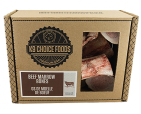 K9 CHOICE FOODS ASSORTED MARROW BONES FROZEN DOG TREAT 3LB