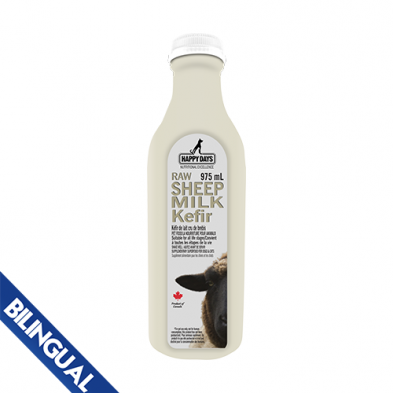 HAPPY DAYS RAW SHEEP MILK KEFIR 975ML FROZEN FOR DOGS & CATS