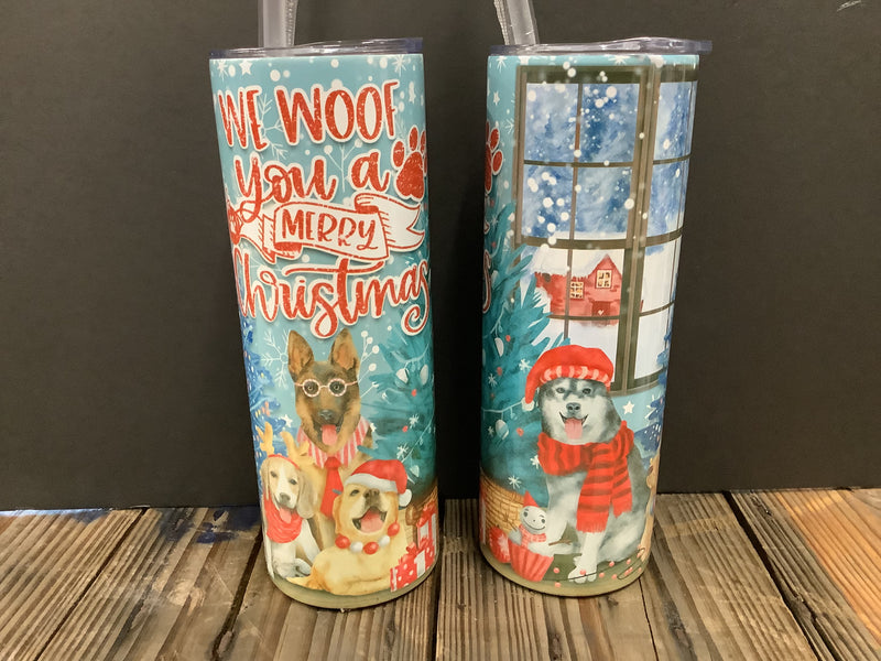 BEAR DOG DESIGNS TUMBLER