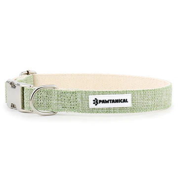 PAWTANICAL HEMP COLLAR  LIGHT GREEN