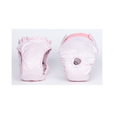 POOCH PAD POOCHPANTS REUSABLE DIAPERS PINK MEDIUM