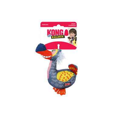 KONG BALLISTIC VIBEZ BIRDS ASSORTED XSMALL DOG TOY