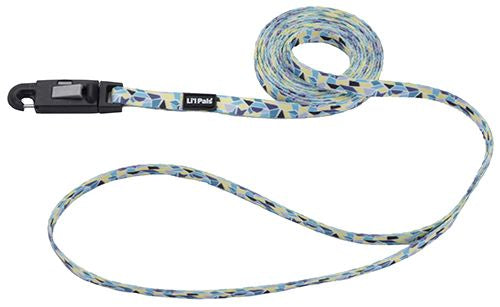 LI’L PALS PATTERNED LEASH WITH EZ SNAP DOG 1X1PC 5/16INX6FT