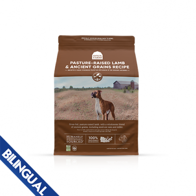 OPEN FARM PASTURE-RAISED LAMB & ANCIENT GRAINS DRY DOG FOOD 22LB