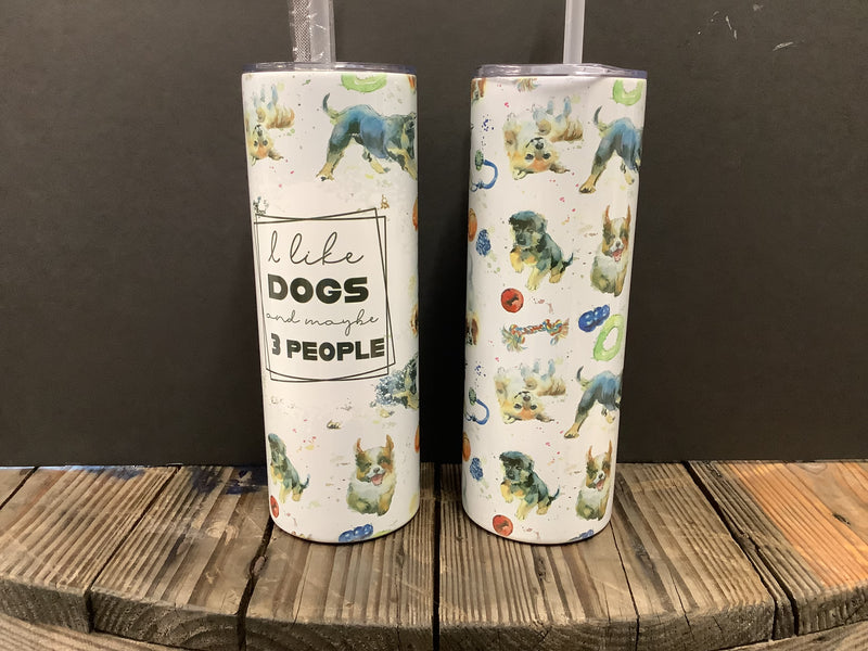 BEAR DOG DESIGNS TUMBLER