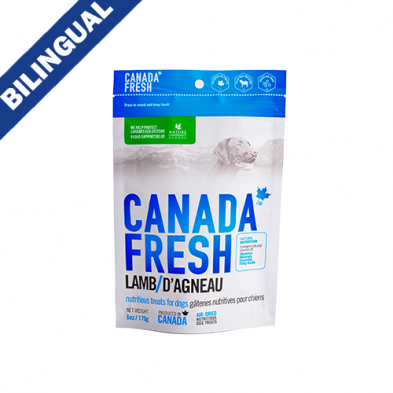 PETKIND CANADA FRESH LAMB AIR-DRIED NUTRITIOUS DOG TREATS 6OZ