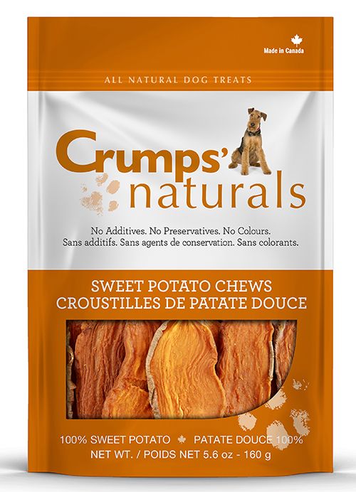 CRUMPS SWEET POTATO CHEWS DOG 160G