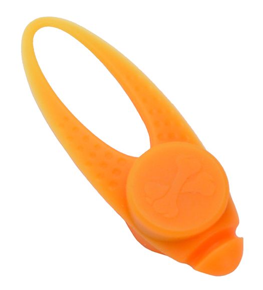 COASTAL SILICONE BLINKER LIGHT ORANGE DOG 1PC