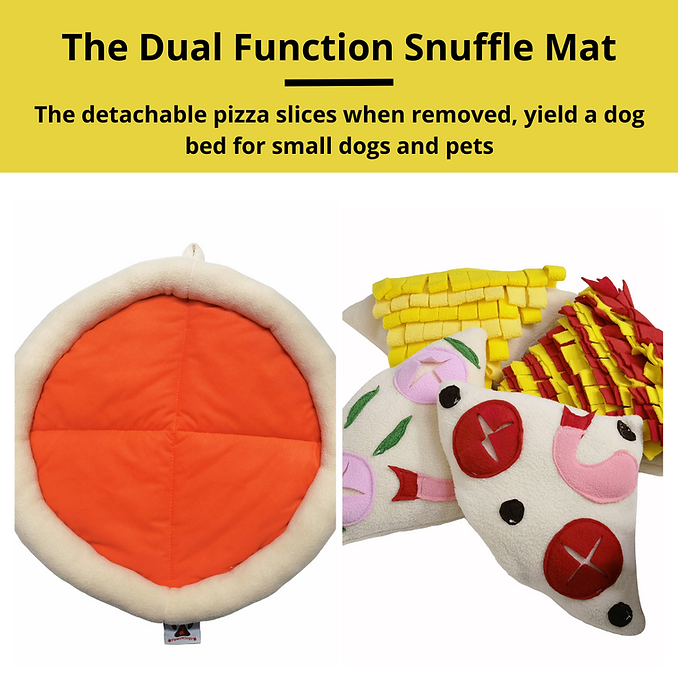 PAWZNDOGZ SAUCY & CHEESY PIZZA SNUFFLE MAT - CHALLENGE LEVEL 2