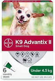 ADVANTIX II 6 DOSES <4.5KG