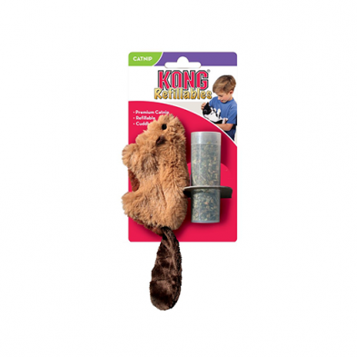 KONG REFILLABLES BEAVER CAT TOY