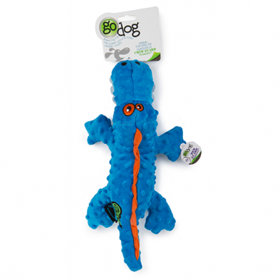 GODOG GATORS DOG TOY BLUE LARGE