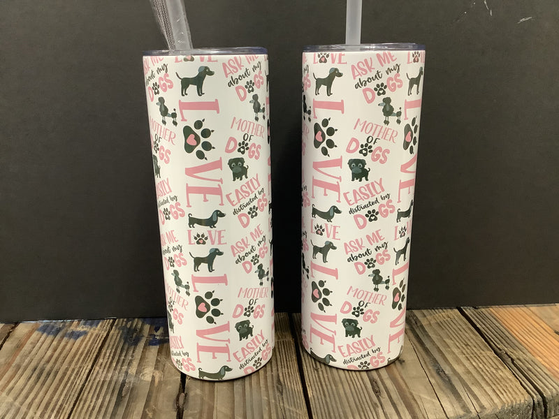 BEAR DOG DESIGNS TUMBLER