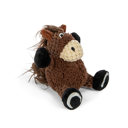 GODOG JUST FOR ME SITTING HORSE DOG TOY