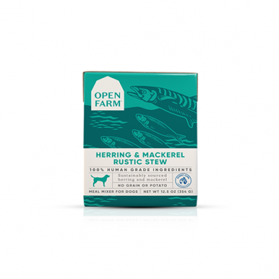 OPEN FARM HERRING & MACKEREL RUSTIC STEW WET DOG FOOD 12.5OZ