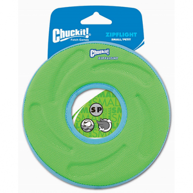 CHUCKIT! ZIPFLIGHT AMPHIBIOUS FLOATING - SMALL DOG TOY