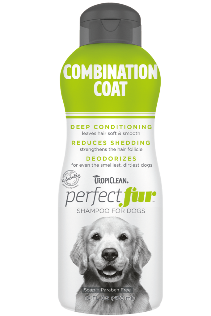 TROPICLEAN PERFECT FUR COMBINATION COAT SHAMPOO 16OZ