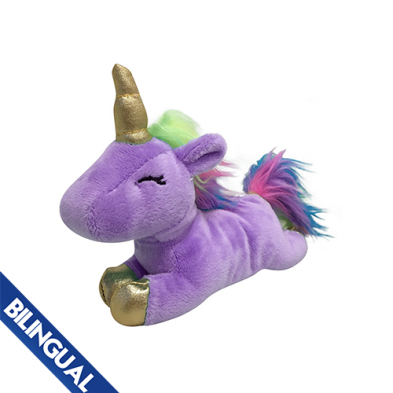 FOUFOUBRANDS FOUFIT UNICORN PLUSH LILAC JUMBO DOG TOY