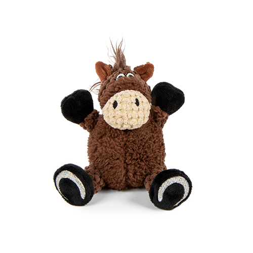 GODOG JUST FOR ME SITTING HORSE DOG TOY